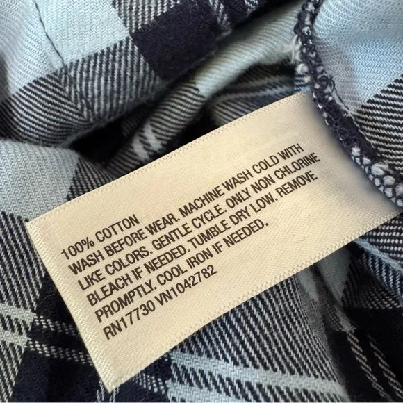 ✨3/$20✨ Art Class Boy’s Blue Plaid  Long Sleeve Button Down Shirt. NWT Small 6/7 - Picture 7 of 11